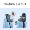 For  Insta360 X3 / ONE X2 2.4G Wireless Lavalie Microphone System, Spec: 1 Drag 2