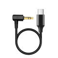 USB-C / Type-C To 3.5mm Male TRS Audio Adapter Cable For DJI Osmo Action 4 / 3 / 2 / Pocket 3(Black)