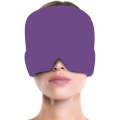 Gel Ice Hood Cooling Eye Mask Hot and Cold Compress Headband for Headache, Spec: Double-layer (Pu...