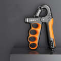 5-100kg Adjustable Hand Grip Strengthener Arm Muscle Exerciser, Spec: Mechanical Counter Orange
