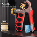 5-100kg Adjustable Hand Grip Strengthener Arm Muscle Exerciser, Spec: Electronic Counter Red
