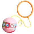 Kids Portable Glowing Ankle Skip Ball One Foot Bouncing Balls, Spec: Standard Version Pink