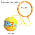 Kids Portable Glowing Ankle Skip Ball One Foot Bouncing Balls, Spec: Upgrade Version Yellow