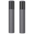 For Teslamic Microphone 1pair Silicone Protective Case Wireless Mic Cover(Advanced Gray)