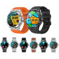 K62 1.43 Inch Waterproof Bluetooth Call Weather Music Smart Sports Watch, Color: Black Three-bead...