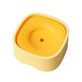 Pets No Wet Mouth Floating Bowl Cats And Dogs Buoyant Drinking Fountain Bowl(Yellow)