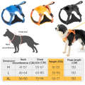 Pet Harness Vest Type Explosion-proof Dog Leash, Size: XL(Sapphire Blue)