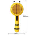 Bee Pet Comb Cats Hair Removal Massage Needle Brush(Yellow)