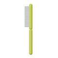 Cats And Dogs Long Hair Knotting Brush Pets Stainless Steel Detangling Comb, Size: Fine Teeth(Green)