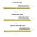 Cats And Dogs Long Hair Knotting Brush Pets Stainless Steel Detangling Comb, Size: Coarse Teeth(W...