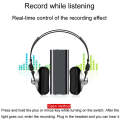 Q25 Intelligent Voice Recorder With Screen HD Noise Canceling Back Clip Voice Reporter, Size: 4GB...