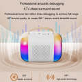 Y5 1 Microphone Portable Bluetooth Speaker Home And Outdoor Wireless Karaoke Audio(White)