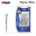 30pcs /Box PGM QT029 Golf Wooden Tee Limit Adjustable Height Ball Spike Golf Depth Marker Tee(53mm)