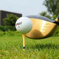 30pcs /Box PGM QT030 Golf Bamboo Tee Adjustable Height Spikes Golf Depth Marker Tee(83mm)