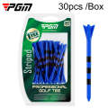 30pcs /Box PGM 83mm Golf Ball Tee Limit Scale Line Tee Ball Holder, Model: QT027-Blue