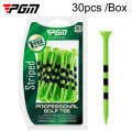 30pcs /Box PGM 83mm Golf Ball Tee Limit Scale Line Tee Ball Holder, Model: QT028-Green