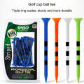 30pcs /Box PGM 83mm Golf Ball Tee Limit Scale Line Tee Ball Holder, Model: QT028-Green