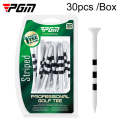 30pcs /Box PGM 83mm Golf Ball Tee Limit Scale Line Tee Ball Holder, Model: QT028-White