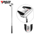 PGM TUG054 Golf Club Standing Putter Low Center of Gravity Stability Pro Club(Silver Black)