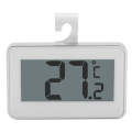 Large LCD Refrigerator Thermometer with Adjustable Stand  Magnet Digital Thermometer(White)
