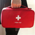 Travel First Aid Kit Bag Home Emergency Survival Rescue Box(Red)