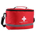 Outdoor First Aid Kit Sports Camping Bag Home Emergency Survival Package(Red)