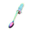 Creative Coffee Spoon Mermaid Shape Handle Spoons Flatware Drinking Tools, Color:Symphony