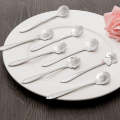 3 PCS Stainless Steel Household Creative Flower Spoon Coffee Stirring Spoon, Style:Sun Flower Spoon