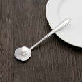 3 PCS Stainless Steel Household Creative Flower Spoon Coffee Stirring Spoon, Style:Plum Flower Spoon