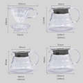 Heat-resistant Hand-made Coffee Glass Pot Cloud Coffee Sharing Pot, Specification:350ml Glass Pot