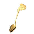 2 PCS Stainless Steel Dolphin Shape Cartoon Coffee Stirring Spoon Ice Cream Spoon Child Feeding S...
