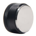 Macaron Stainless Steel Coffee Powder Flat Powder Filling Device, Specification:Flat(Black)