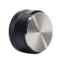 Macaron Stainless Steel Coffee Powder Flat Powder Filling Device, Specification:Thread(Black)