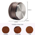 Macaron Stainless Steel Coffee Powder Flat Powder Filling Device, Specification:Thread(Silver)