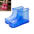 Non-Magnetic Portable Household Plastic High Tube Bubble Foot Shoes Bubble Bucket, Size:Height 18...