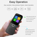 T10 Portable WIFI Smart Voice Translator Smart Business Travel Real Time AI Translator Translatio...