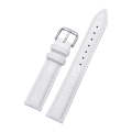 Calfskin Detachable Watch Leather Watch Band, Specification: 16mm (White)
