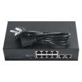 COMFAST CF-SG181P 10 Port Gigabit POE Ethernet Switch 20Gbps Backplane Bandwidth Monitoring