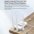 VONETS VAR600-H 600Mbps Wireless Bridge WiFi Repeater, With Power Adapter + 4 Antennas + DC Adapt...