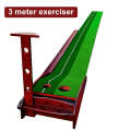 PGM 3m Golf Solid Wood Putter Trainer Practice Set Training Mat