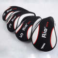 PGM Golf Wood Ball Head Cover Pusher Set,  Black Red Wood Rod