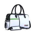 PGM Golf Ultra Light Portable PU Ball Bag Large Capacity Clothes Bag(White)