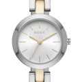 Authentic DKNY City Link Two Tone Stainless Steel Ladies Watch