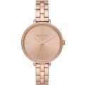 Authentic MICHAEL KORS Charley Crystal Accented Rose Gold Ladies Watch