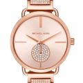 Authentic MICHAEL KORS Portia Crystal Pave Rose Gold Ladies Watch