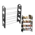 Stackable Shoe Rack - Store 12 pairs of Shoes  4 Layer