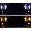 7" 120W LED Jeep JK/JKU Headlight Set - Semi Halo