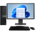 Dell OptiPlex 7060 Intel i5, 8th Gen SFF Desktop PC with 20" Monitor