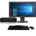HP ProDesk 600 G5 - Intel i5, 9th Gen SFF Desktop PC with 16GB Ram + 20" Monitor