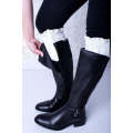 Lady Lace Trim - Cream Boot Cuffs